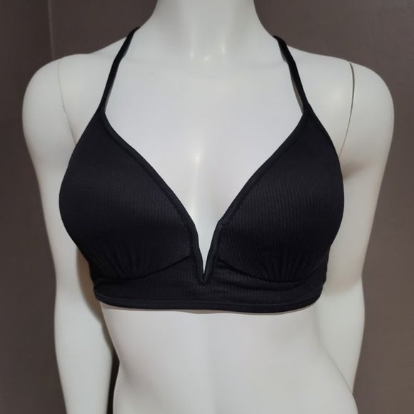 Shade & Shore V-Wire Ribbed Bikini Top - Picture 2 of 9